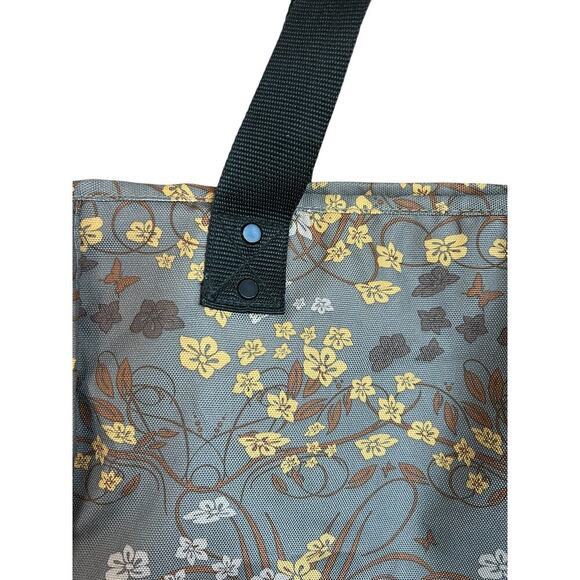 Nike olive / yellow floral tote bag - Picture 2 of 7